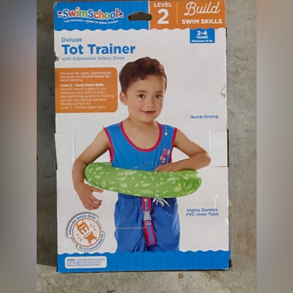 Aqua Swimschool Deluxe Tot Trainer w/ Adjustable Safety Strap Level 2-4 years - Picture 2 of 2